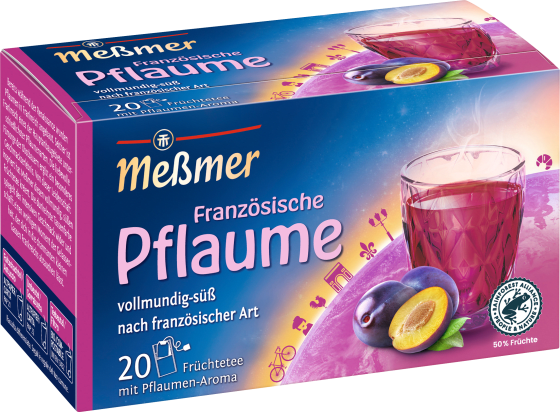 Früchtetee Französische Pflaume g (20 Beutel), 45