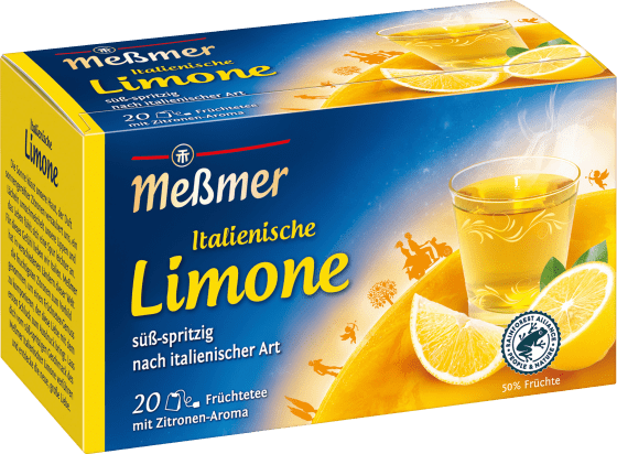 Limone 50 Früchtetee g Beutel), (20 Italienische