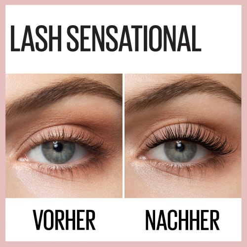 Mascara Lash 9,5 Sensational Black, Very ml Waterproof Voller-Wimpern-Fächer