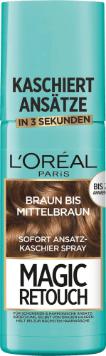 Ansatzspray Braun bis Mittelbraun, 75 ml
