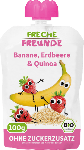Quetschie Banane, Erdbeere & Jahr, 1 100 ab g Quinoa
