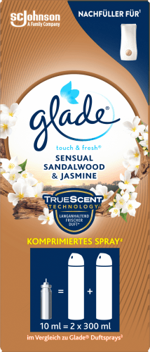 Lufterfrischer Minispray Touch, Fresh Sensual Sandalwood & Jasmine Nachfüllpack, 10 ml