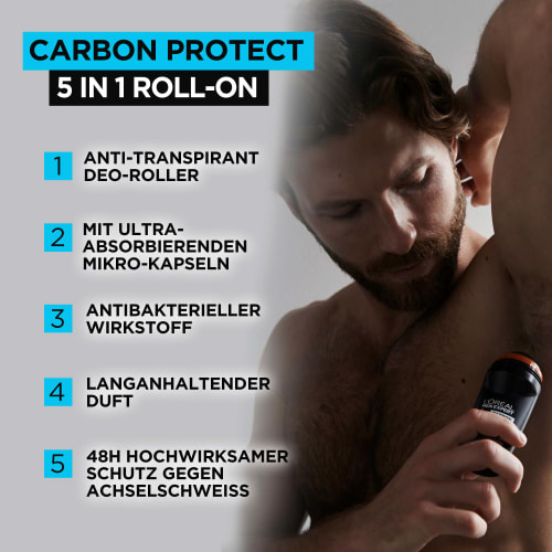 5 Deo in Antitranspirant 1, Carbon 50 Roll-on ml Protect