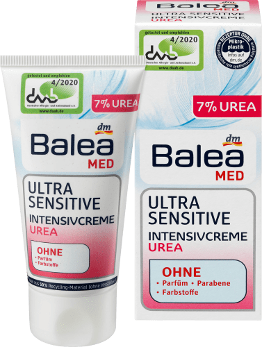 Intensivcreme Urea Ultra Sensitive, 50 ml