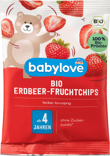 Kindersnack Bio Erdbeer-Fruchtchips ab 4 Jahren, 12 g