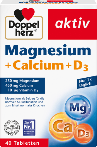 Magnesium + Calcium + Vitamin 40 Tabletten 79,2 g D3 St