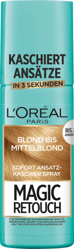 Ansatzspray Blond Mittelblond, bis 75 ml