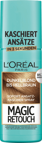 Hellbraun, Dunkelblond Ansatzspray 75 ml bis