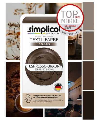 intensiv Espresso- St 1 Braun, Textilfarbe