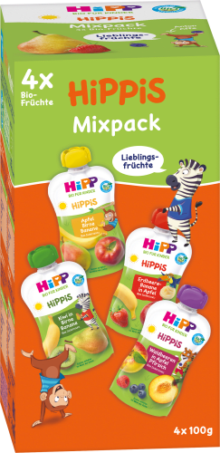 Quetschie Hippis Mix-Pack ab g (4x100 400 1 g), Jahr
