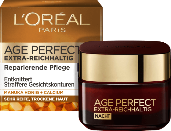 Nachtcreme AGE PERFECT Extra Reichhaltig Manuka Honig, 50 ml