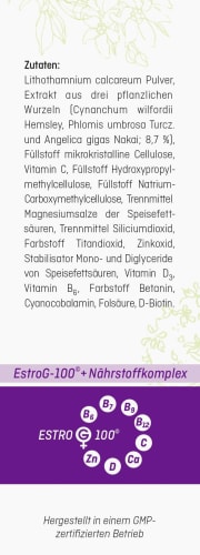 EstroG-100 + 60 Mineralien g St., + 60 Vitamine