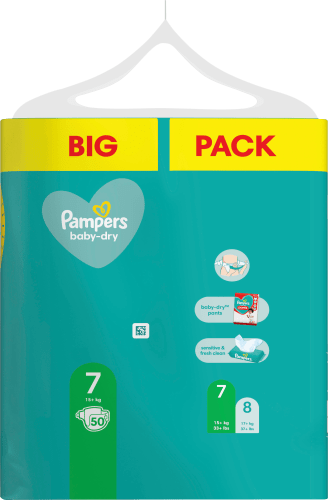 Windeln Baby Large Gr. St Dry kg), Extra 7 50 (15+ Doppelpack