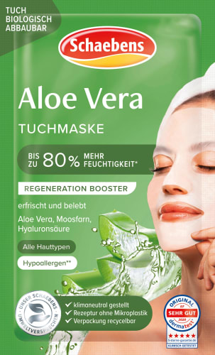 Tuchmaske Aloe Vera, 1 St