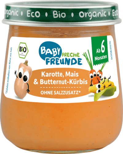 Gemüse Karotte, 120 6.Monat, Butternut-Kürbis Mais ab dem & g