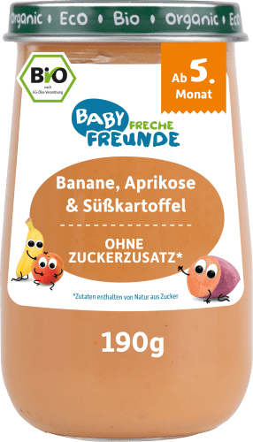 Früchte Banane, Aprikose & dem g 5.Monat, Süßkartoffel, ab 190