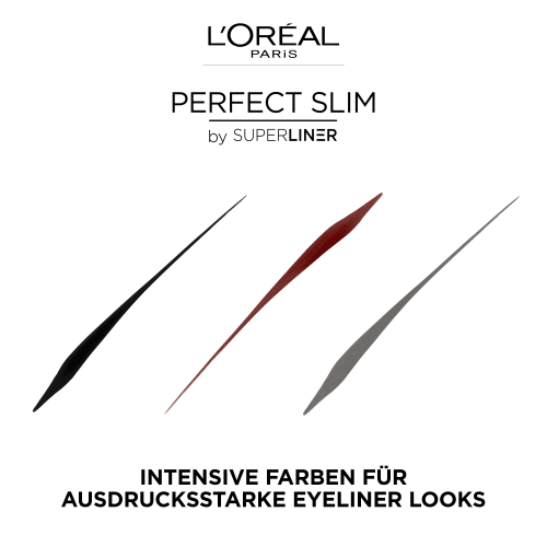 Eyeliner Perfect Slim Intense 01 1 Black, St