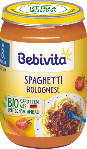 Spaghetti 220 8.Monat, ab dem Menü Bolognese, g