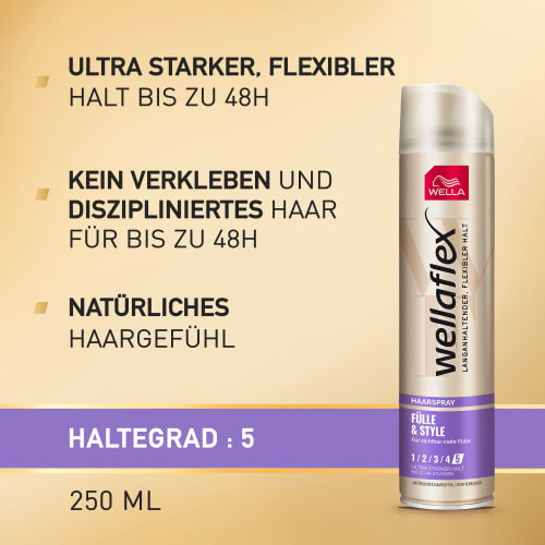 250 Halt, Fülle starker & ml Style, Ultra Haarspray