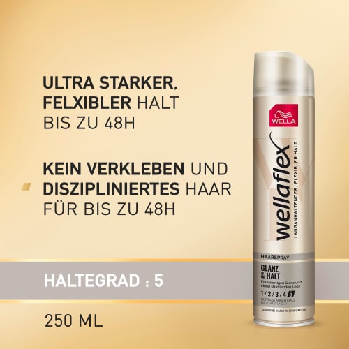 Haarspray Glanz & Halt, ml Halt, 250 Ultra starker