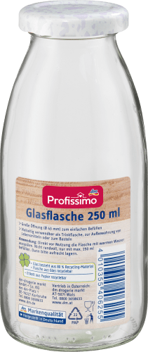 250ml, 1 St Glasflasche