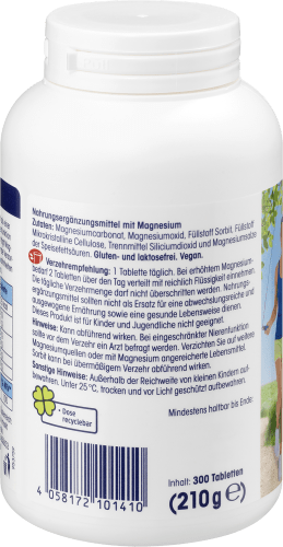 Magnesium, Tabletten 300 St., 210 g