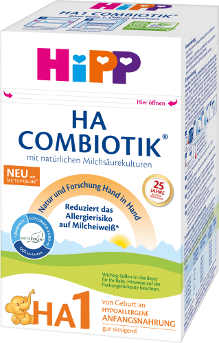 Anfangsmilch HA1 Combiotik von Geburt an, 600 g