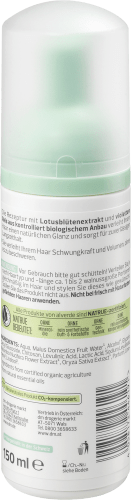 Bio-Lotusblüte, 150 ml Schaumfestiger Bio-Violetter Reis,