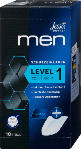 1 Men 10 Level Inkontinenz Leicht, St Einlagen