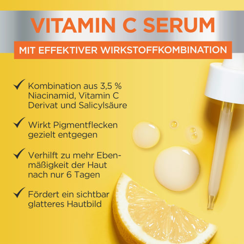 Serum Vitamin C Anti-Dunkle-Flecken, 30 ml
