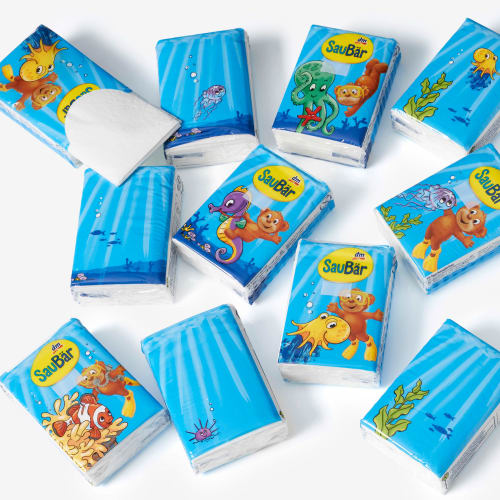 St Taschentücher St), 4-lagig Pocket (10x10 10 Kinder