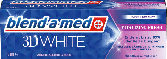 Zahnpasta White 75 3D ml Vitalizing Fresh,
