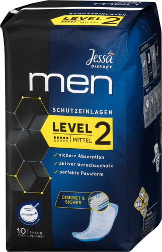 Einlagen Inkontinenz Men Level 2 Mittel, 10 St