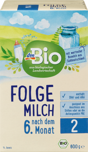 Lebensmittelgeschäft Folgemilch 2 Bio nach 600 6.Monat, g dem