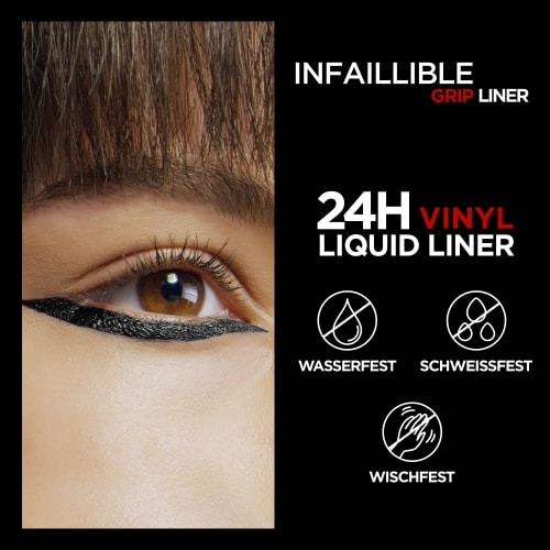 24H Black, 3 Vinyl ml Eyeliner Infaillible