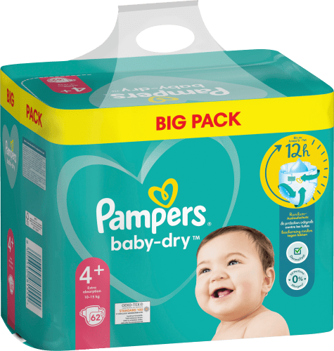 Gr.4+ 62 Baby (10-15 St Pack, Plus Windeln kg), Big Maxi Dry