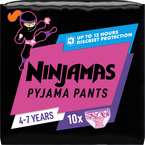 Pyjama Pants Mädchen 4-7 Jahre, St 10