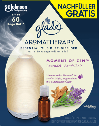 Diffuser Moment Aromatherapy of 1 St Lufterfrischer Zen Starterset,