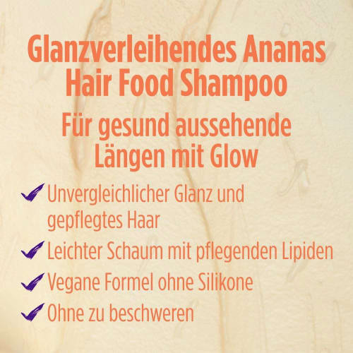 Shampoo Hair Food Ananas, 400 ml