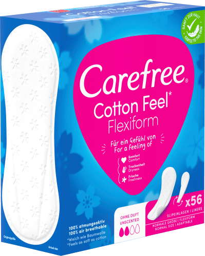 Slipeinlagen Cotton Feel Flexiform ohne St 56 Duft