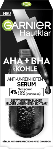 Serum Anti-Unreinheiten AHA + BHA Kohle, 30 ml