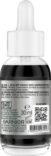 Serum Anti-Unreinheiten AHA ml 30 Kohle, BHA 