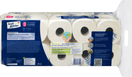 Toilettenpapier Stroh Classic XXL 3-lagig 20 St (20x220 Blatt)