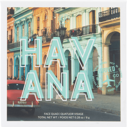 Blush Palette Hot In Havana Mini Face Quad, 8 g