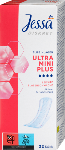 Slipeinlagen Inkontinenz Ultra Mini Plus, 22 St