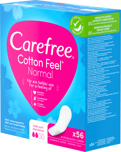 Slipeinlagen Cotton 56 Duft, ohne St Normal Feel