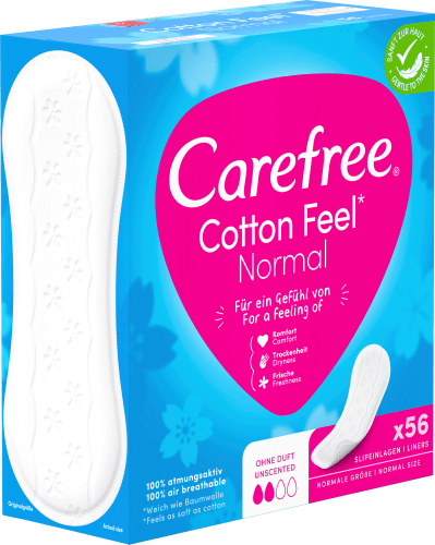 Cotton Feel Slipeinlagen 56 St Duft, Normal ohne