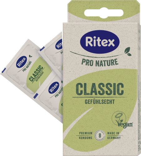 Kondome Pro Nature Classic, Breite 53mm, 8 St