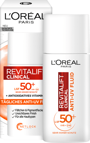 Gesichtscreme Revitalift Clinical Anti UV Fluid LSF 50+, 50 ml
