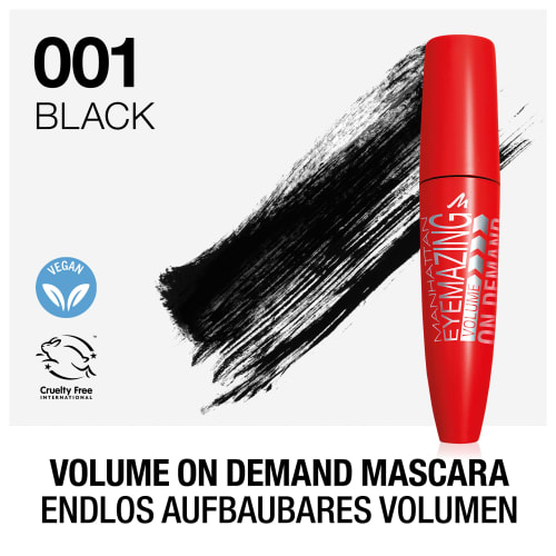 Mascara Eyemazing Volume On Demand Black, 001 ml 12